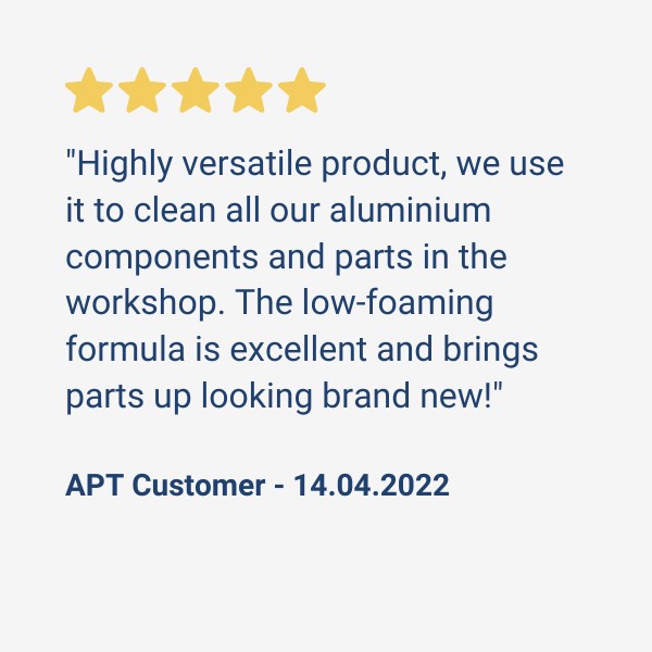 Aluminium Cleaner - Metasoak HDIÂ - Customer Review