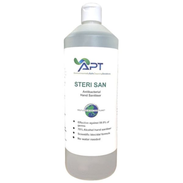 70% Alcohol Hand Sanitiser - Medical Grade - Steri San - 12 x 1 litre