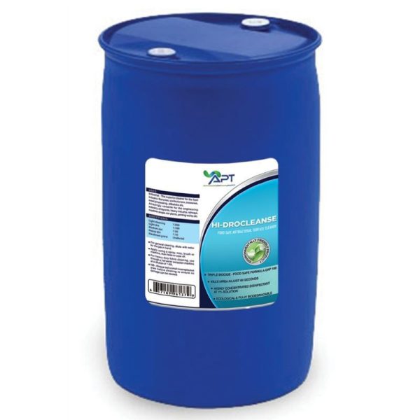 Food Safe Hard Surface Cleaner - Hi-Drocleanse - 205 Litres