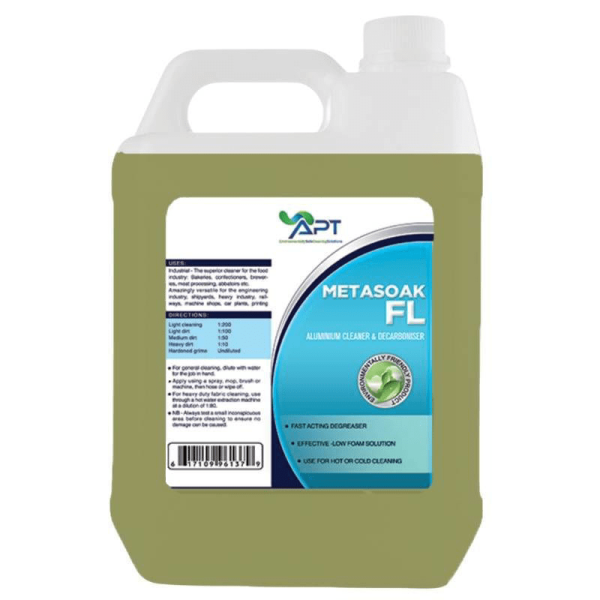 Aluminium Cleaner and Metal Degreaser - Metasoak FL - Super Concentrate